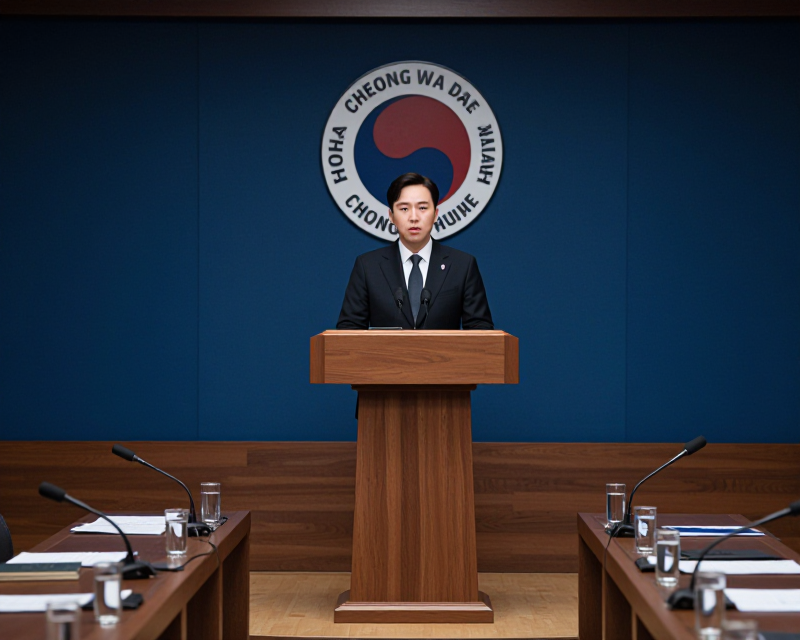 Press Conference at Cheong Wa Dae