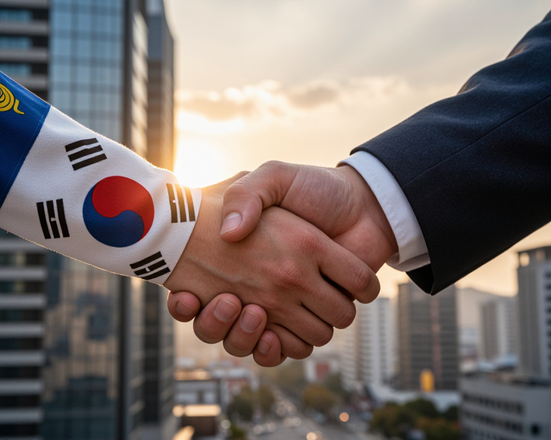 Economic Partnership Symbolism