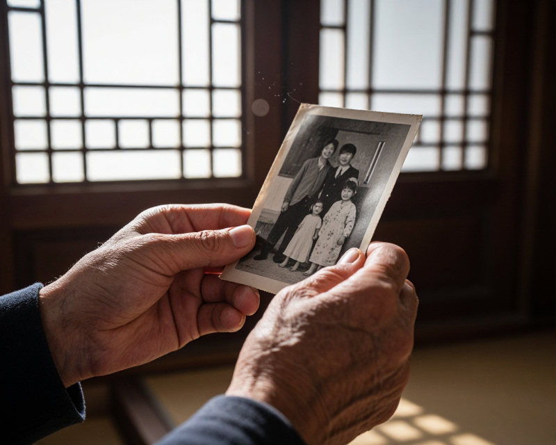Melancholic memory of separated families