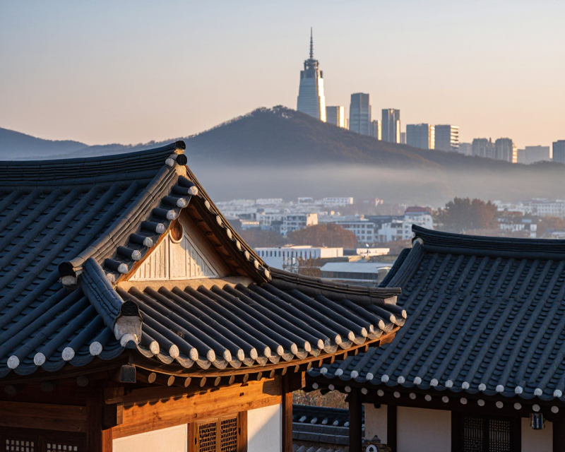 Cinematic Korean History Concept