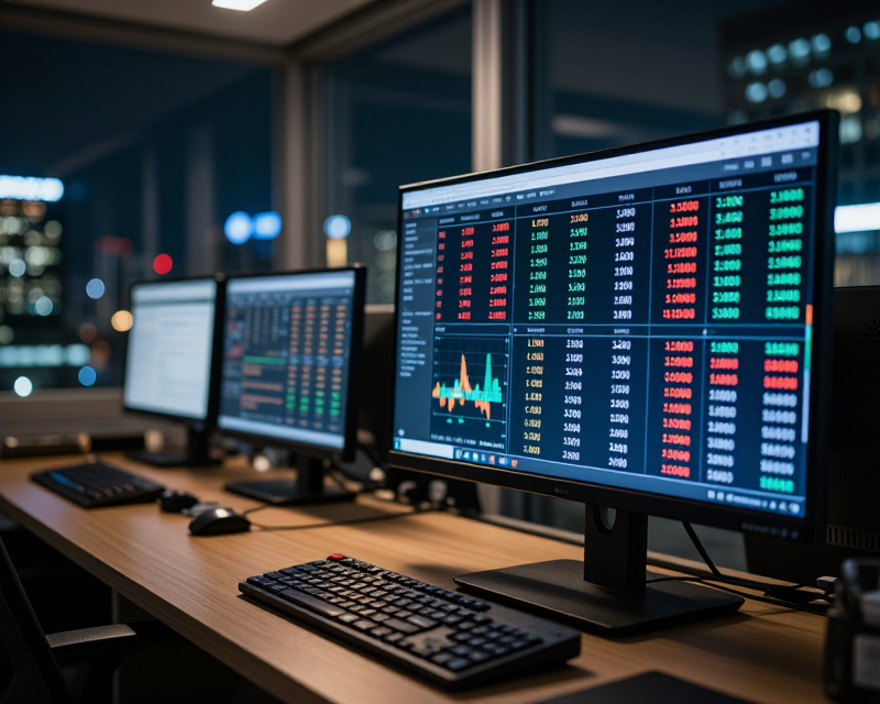 Seoul Financial Market Night View
